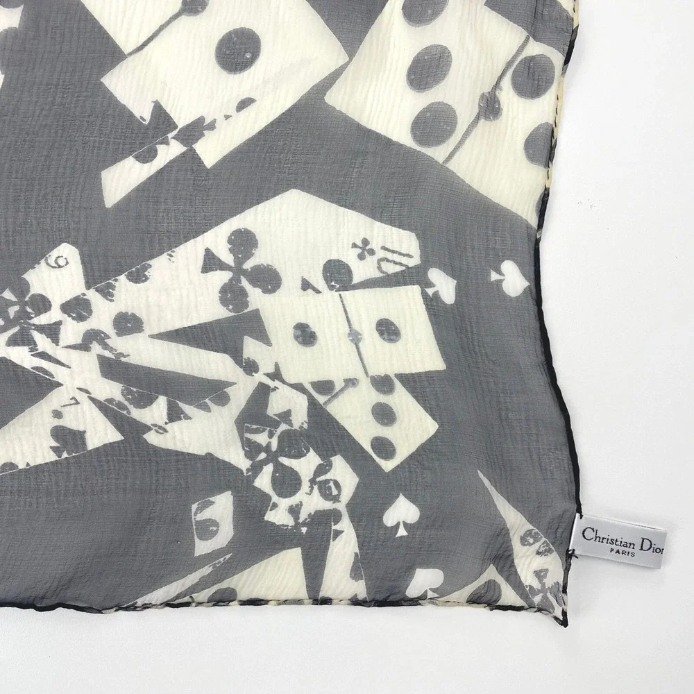 Vintage GALLIANO CHRISTIAN DIOR Silk Scarf Square‎ 27